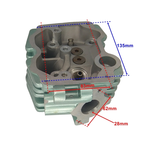 GŁOWICA ZAWORY QUAD ATV BASHAN EAGLE BS-200cc woda