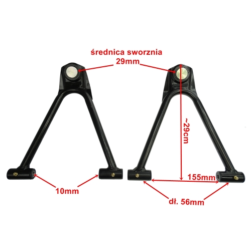 Wahacz przedni górny lewy + prawy ATV 350 / 400cc HS350ATV-2 / HS400ATV-2